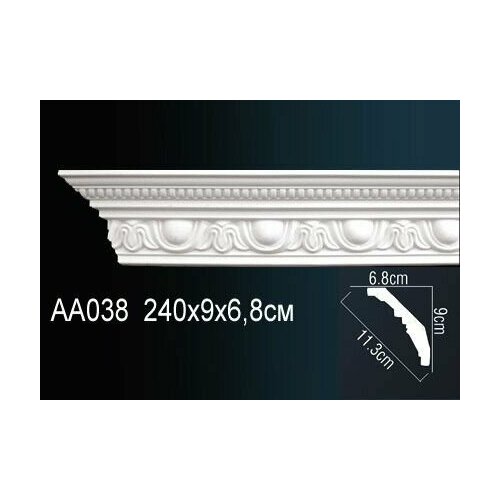 Потолочный карниз с рисунком AA038 2,4М