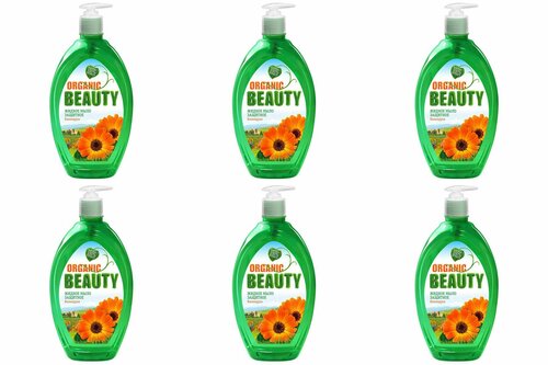 Organic Beauty Жидкое мыло Увлажняющее Шиповник, 500 мл, 6 шт.