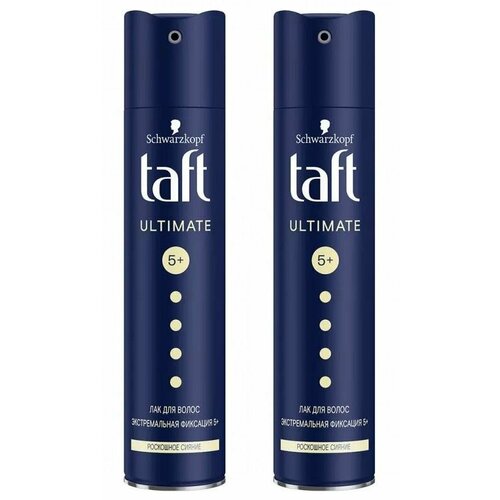 Taft Лак для волос Ultimate, экстремальная фиксация, 225 мл, 2 шт. пена для укладки taft ultimate 6 экстремальная фиксация 150 мл 2 шт
