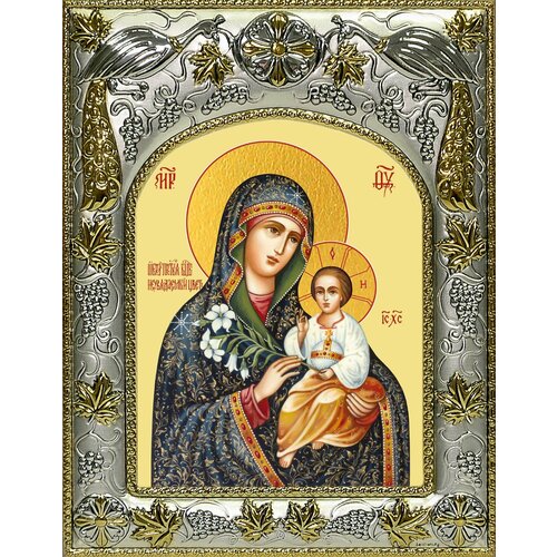 икона божией матери неувядаемый цвет широкая рамка 14 5 16 5 см Икона Неувядаемый Цвет, икона Божией Матери