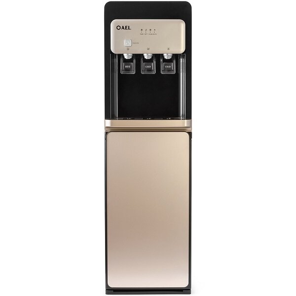фото Кулер для воды c нижней загрузкой бутыли LD-AEL-806a black/gold