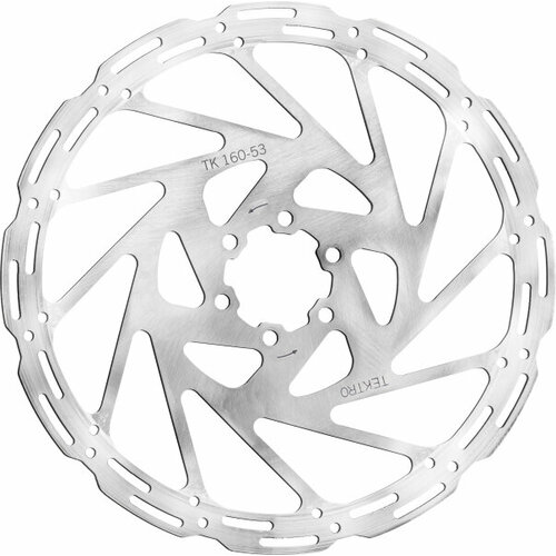 Тормозной диск Tektro TR180-53, 180mm, толщина 1,8mm, 6 болтов тормозной ротор swissstop catalyst 6 bolt disc rotor 180mm