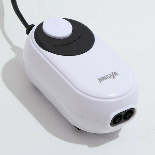 Компрессор воздушный JINGYE YE-621 бесшумный с регулировкой мощности 2 x 34 лмин 5 Вт 993360 1258₽