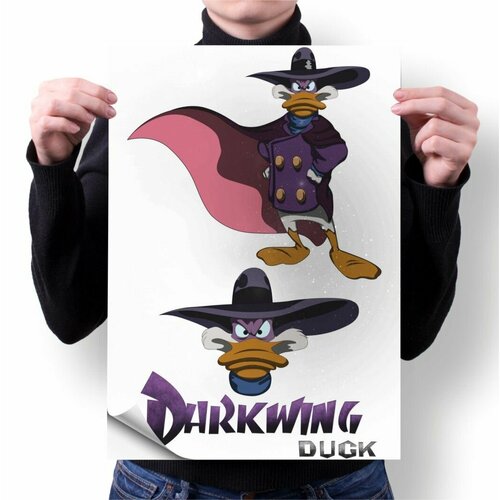 Плакат Mewni-Shop А3 принт Черный плащ МП - 0010 480₽