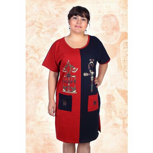Платье Alfa Collection, размер 56, красный платье alfa collection размер 56 серый