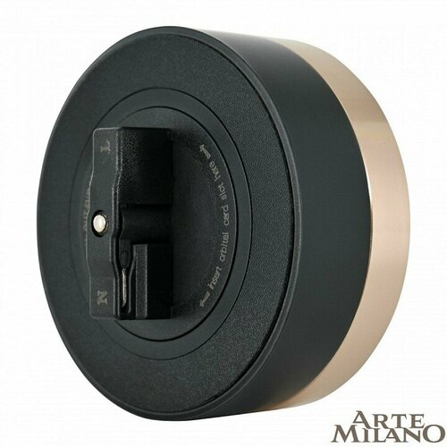 Розетка 2xUSB на треке Arte Milano Am-track-sockets 380066TS LEDUSBx2 Gold 2142₽