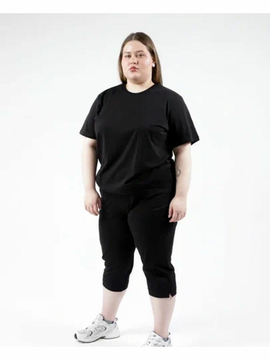 Капри FORLIKE, размер 52, черный — фото 1