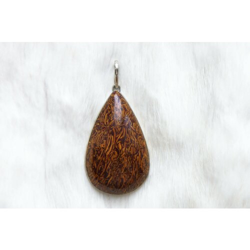 Подвеска 100% Ural, яшма, коричневый