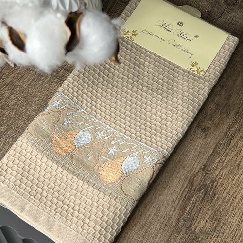 Кухонное полотенце Miss Mari Соты (беж) 38х60