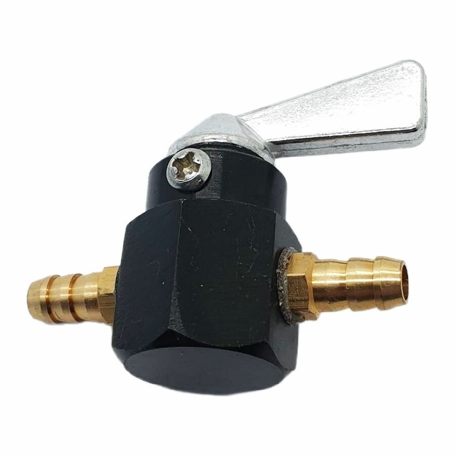 фото Кран топливный (стайлинговый) универсальный (черный)