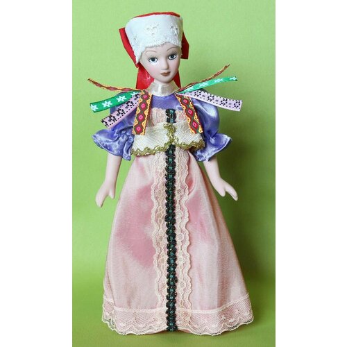 Кукла коллекционная в праздничном костюме Нижегородской губернии