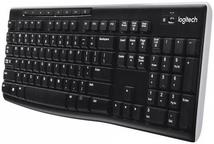 Клавиатура Logitech K270 Black/Grey Радио