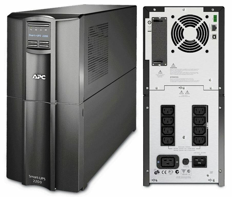 Интерактивный ИБП APC Smart-UPS SMT2200I (подержанный) без АКБ