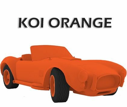 Оранжевый колер для жидкой резины Larex, Plasti Dip на 5 л. готового материала - Koi Orange