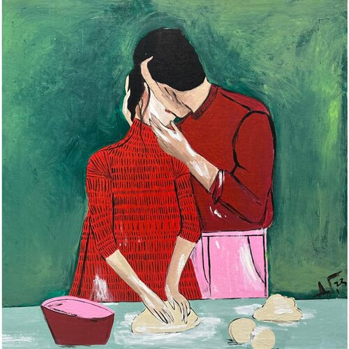 DARIA GEILER Картина для интерьера Дарьи Гейлер 