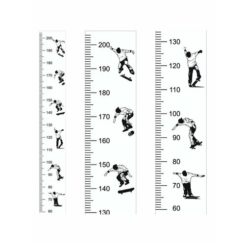 Ростомер самоклеящийся на прозрачной пленке 