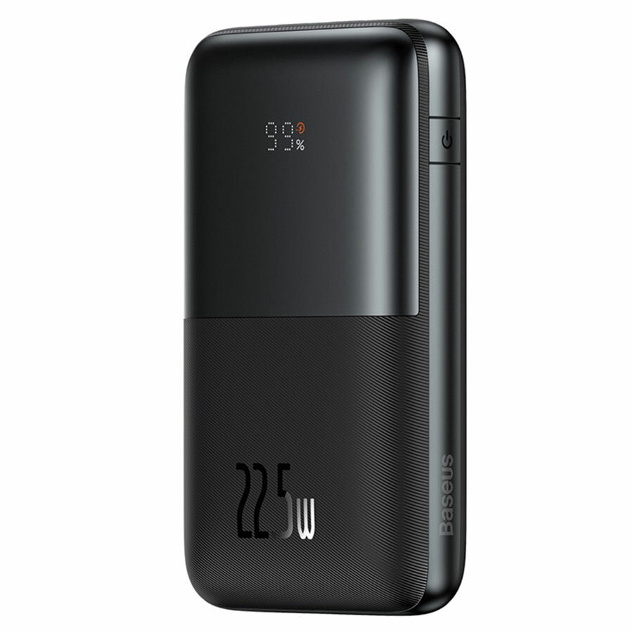 Портативный аккумулятор BASEUS Bipow Pro Digital Display 2, 3A, 20000 мА⋅ч, черный