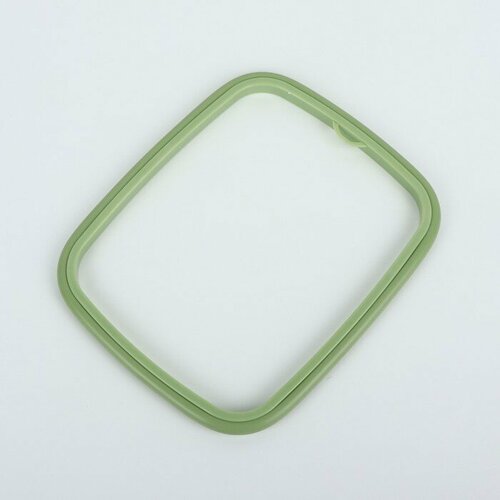 Пяльцы для вышивания гибкий прямоугольник 22 18 см цвет оливковый 343₽