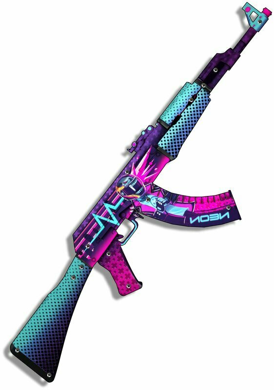 Набор деревянный cs go Автомат, пистолет, нож керамбит, нож бабочка кс го, тычковый нож, штык нож — фото 1