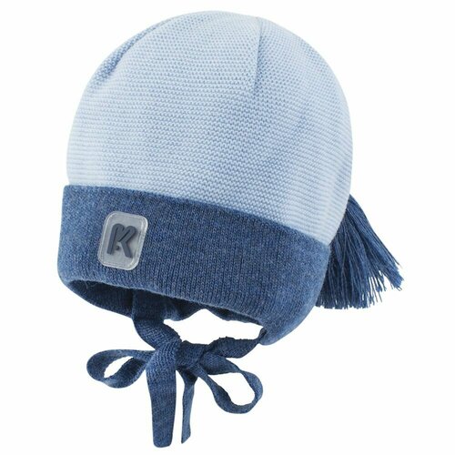 Шапка Prikinder, размер 44-46, синий шапка prikinder размер 44 46 голубой синий