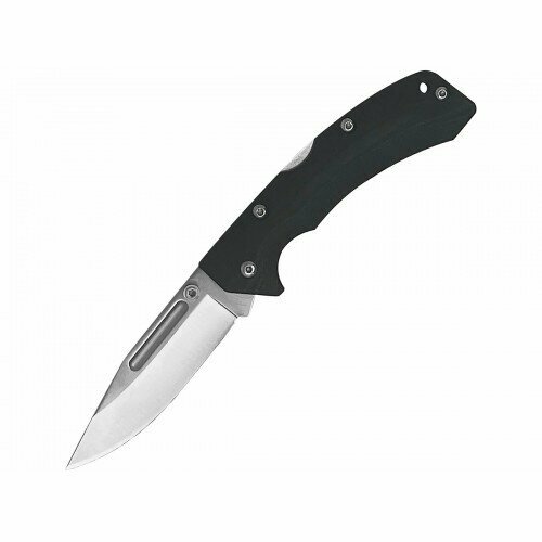 Нож складной AccuSharp Lockback Knife, нержавеющая сталь, G10, чёрный нож accusharp gut hook knife разделочный сталь 420