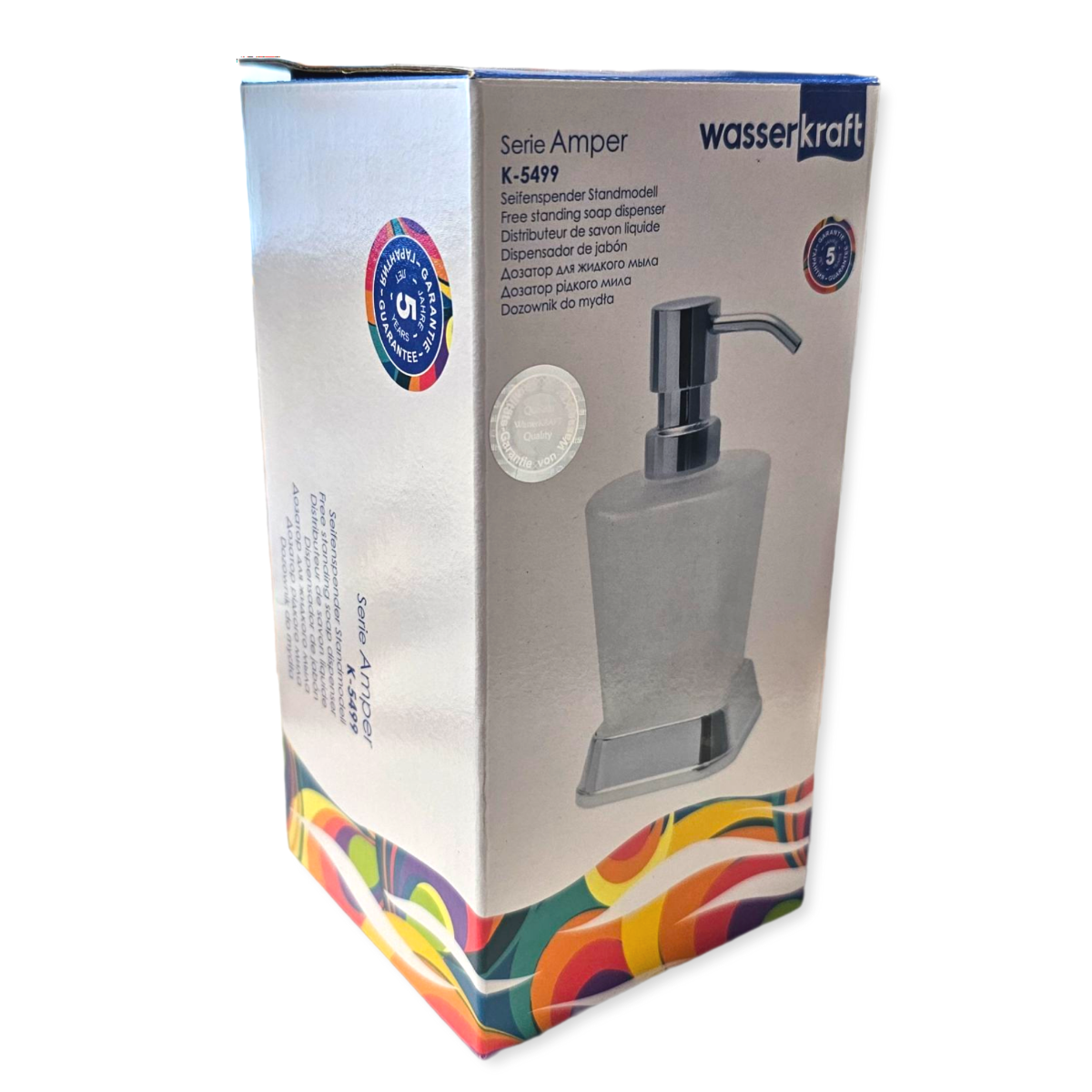 Дозатор для жидкого мыла Wasserkraft Amper K-5499 - фото №12