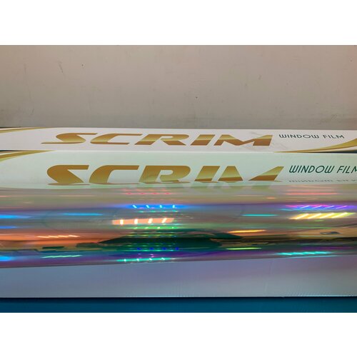 Декоративная дихроическая радужная пленка (1,36 х 0,5м)