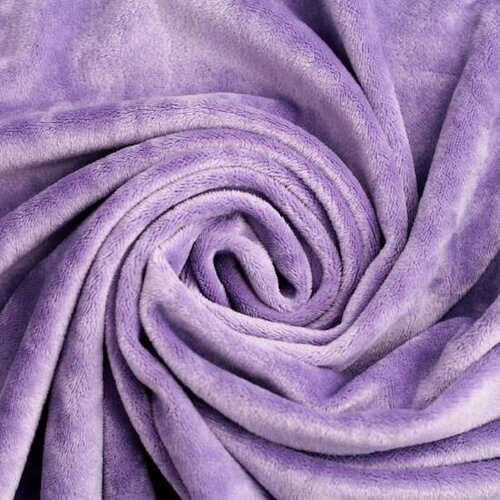 Мех искусственный плюш сиреневый для пошива игрушек одежды обивки мебели высота ворса 15 мм 150х50 см 810₽