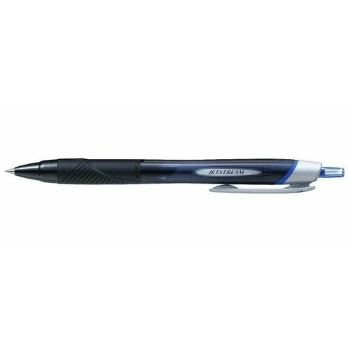 Шариковая ручка Автоматическая UNI Jetstream SXN-150S чёрные чернила, шарик 1 мм/линия 0.45 мм, Чёрный