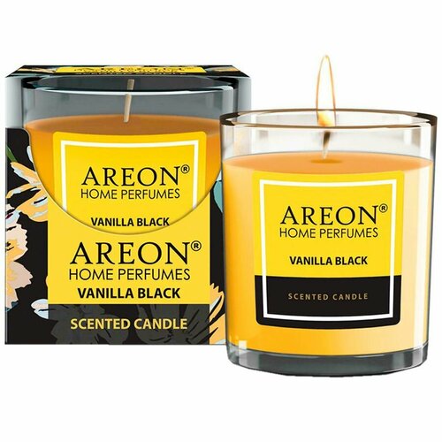 Ароматическая свеча AREON HOME PERFUMES 120гр Vanilla Black 716₽