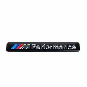 Эмблема универсальная BMW M-performance черная