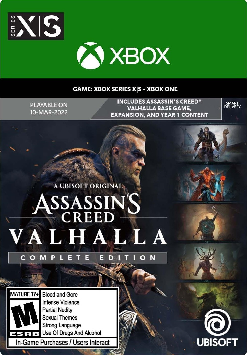 Игра Assassin's Creed Вальгалла Complete Edition, цифровой ключ для Xbox One/Series X|S, Русская озвучка, Аргентина