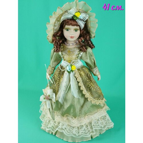 Кукла фарфоровая интерьерная 41 см 1439₽