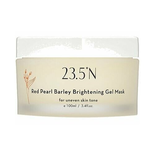 двухкомпонентный крем для выравнивания тона кожи 23 5°n red pearl barley brightening duo cream 50 мл Гель-маска для выравнивания тона кожи 23.5 N Red Pearl Barley Brightening Gel Mask