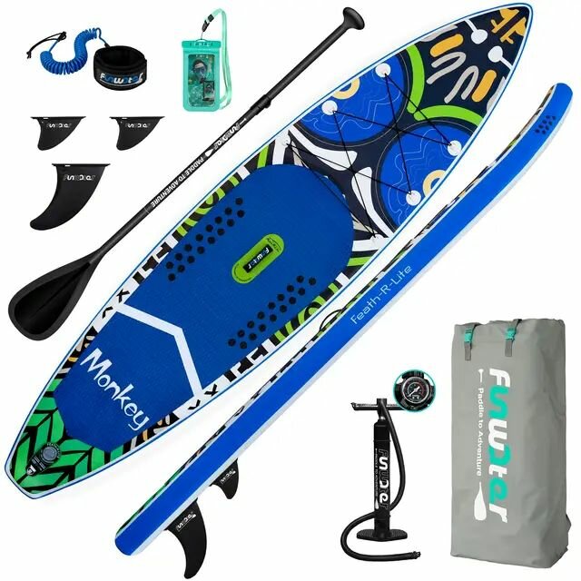 Monkey сап-доска (SUP board) надувная двухслойная 335*84*15