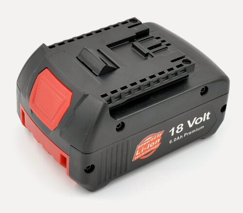 Изображение товара Аккумулятор для Bosch Li-Ion 18V 6.0 Ah BAT609 BAT610, BAT609, BAT609G, BAT610G, BAT618, BAT618G, BAT619, BAT619G
