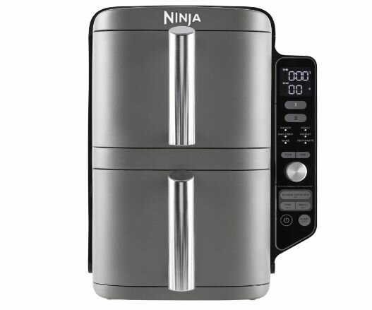 Аэрофритюрница Ninja Double Stack XL SL400EU 9,5 л 2470 Вт, серый