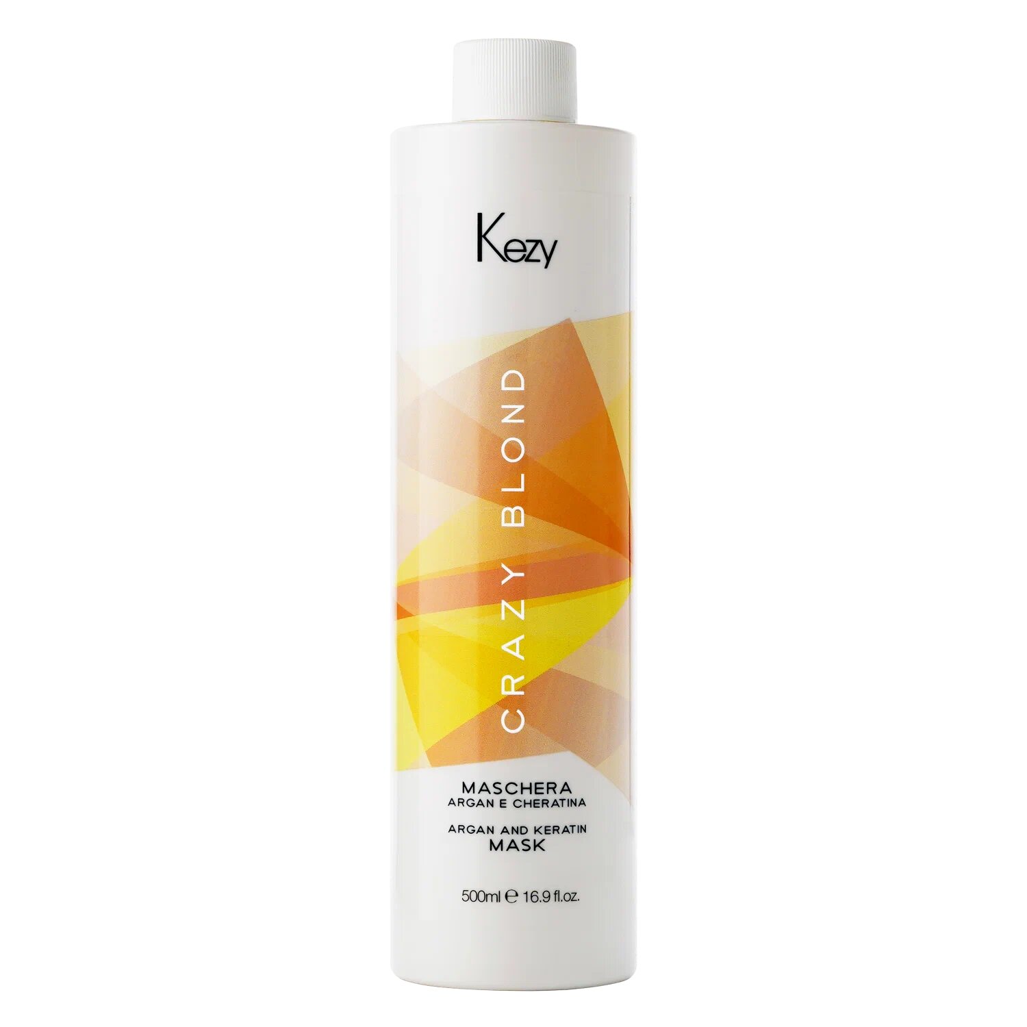 Kezy, Маска возвращающая жизненную силу и блеск поврежденным волосам Crazy Blond, 500 мл