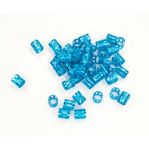 Hairshop Кольца зажимы для кос гол 50 шт в уп Нежно голубой 330₽