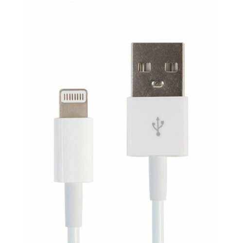 Кабель USB-Lightning длина 1 метр цвет белый 2 пары проводников 355₽
