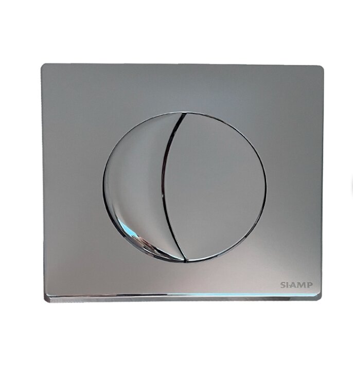 фото Двухрежимная кнопка смыва Siamp Moon для инсталляции Siamp, Ideal Standard, Vidima, Cersanit