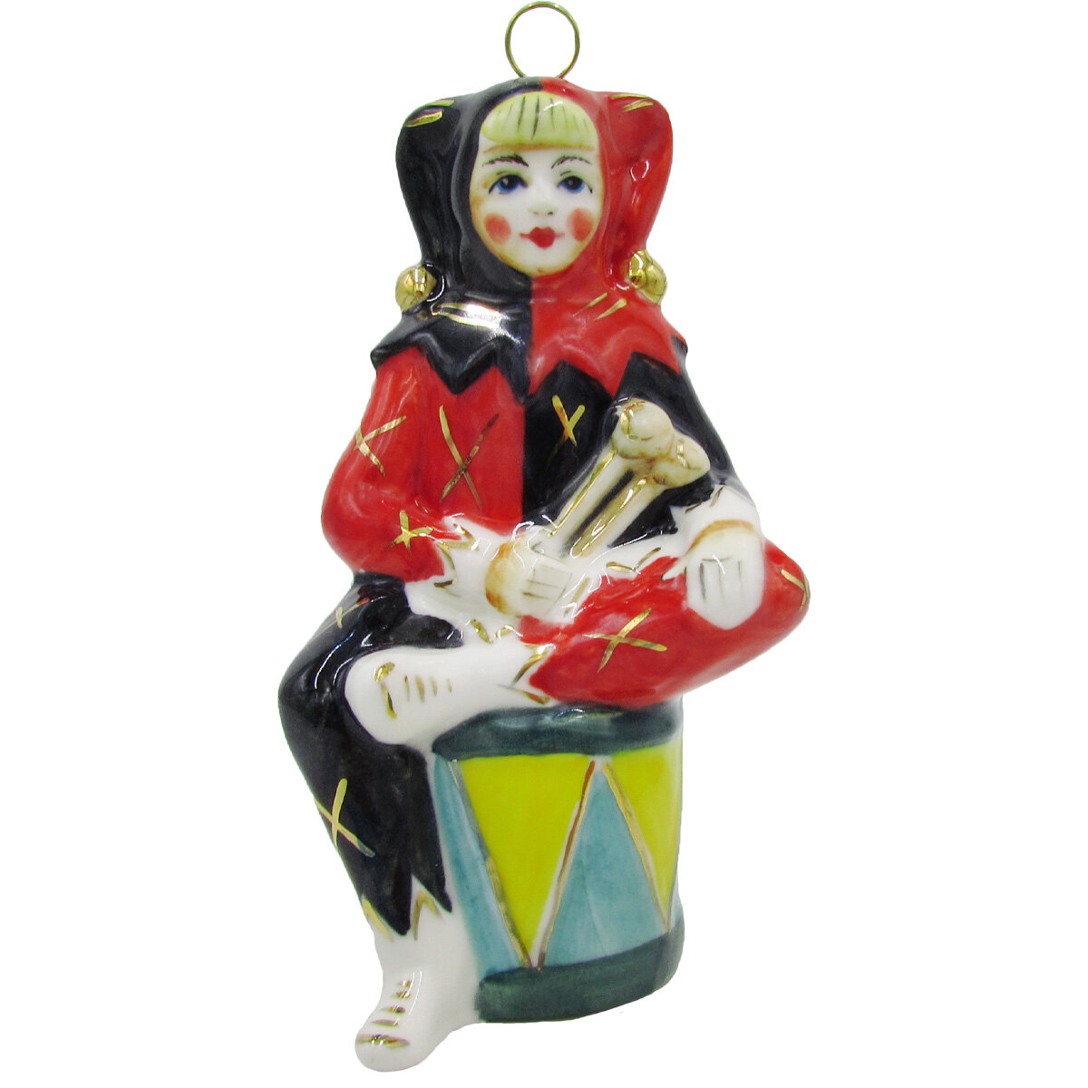 Арлекин елочная игрушка