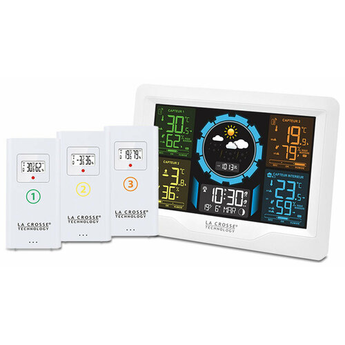 Метеостанция LaCrosse WS6304 с 3 наружными датчиками 9999₽