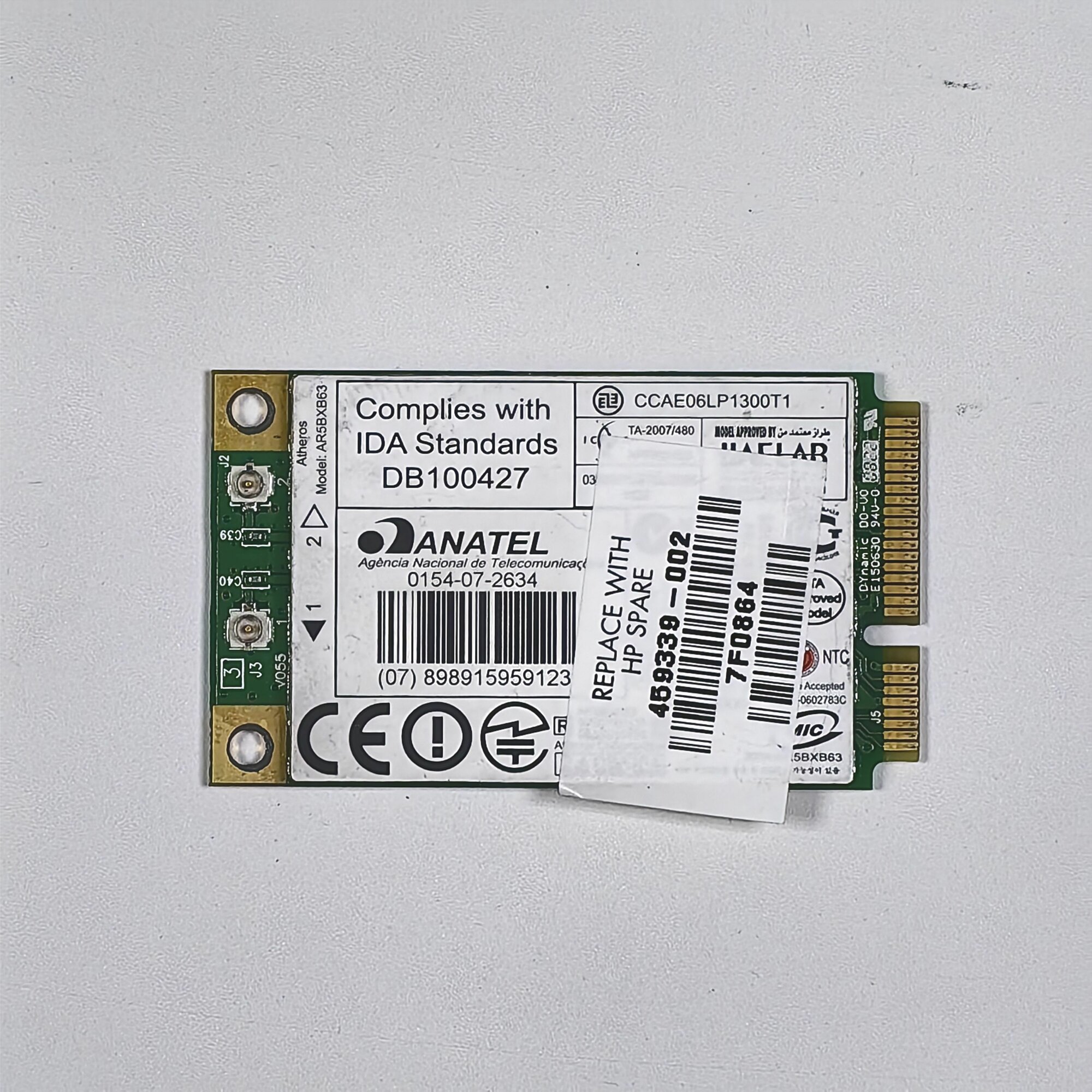 Wi-Fi модуль ноутбуков HP ATHEROS AR5BXB63