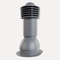 Изображение товара Вентвыход Viotto для мягкой (готовой) кровли утепленный 110/550 мм, серый графит RAL 7024