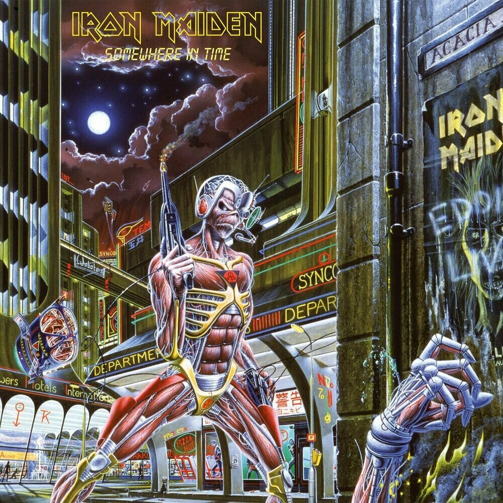 Виниловая пластинка Iron Maiden. Somewhere In Time. Remastered, 2024. Yellow (LP)