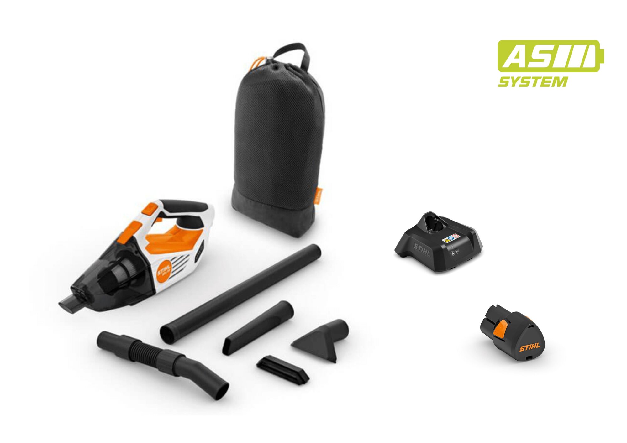 Пылесос аккумуляторный Stihl SEA 20 SET (в комплекте с АКБ AS2 и ЗУ AL 1)