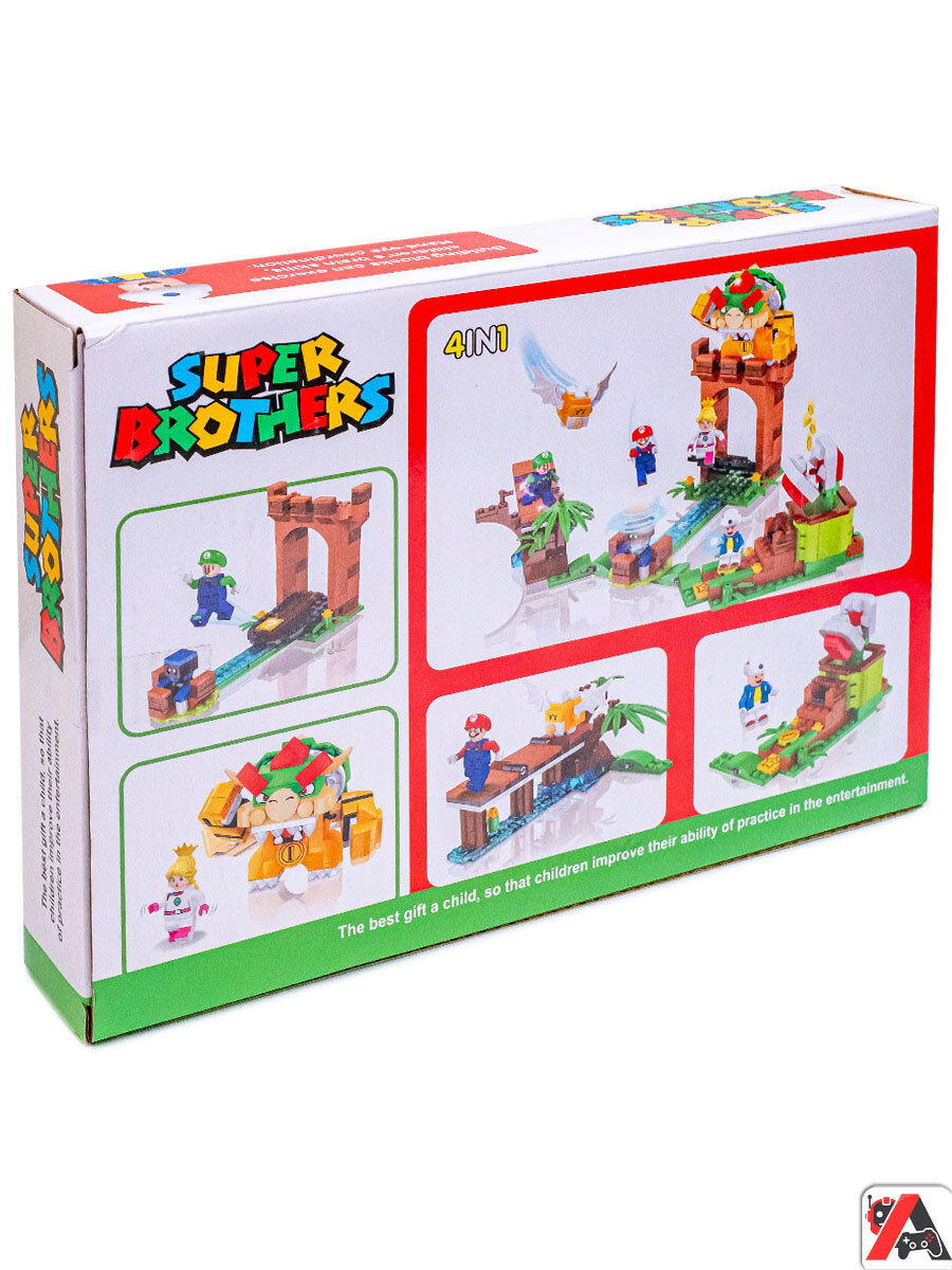 Конструктор Супер Марио Тоад и растение-пиранья