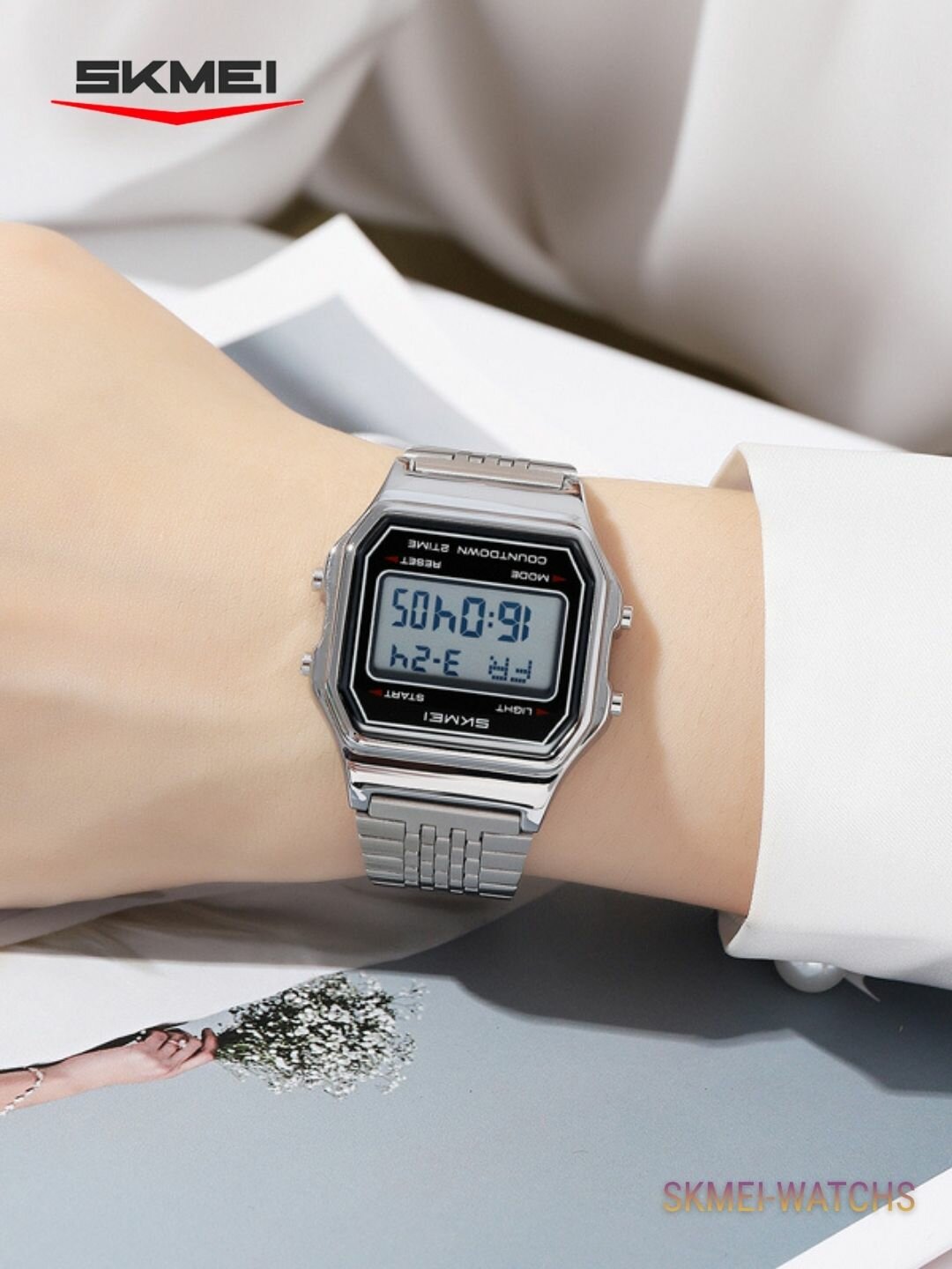 Наручные часы, зеленый — фото 1