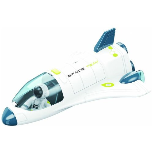 Игровой набор 1TOY Т21428 SPACE TEAM Космический шаттл со светом, звуком и открывающимися элементами